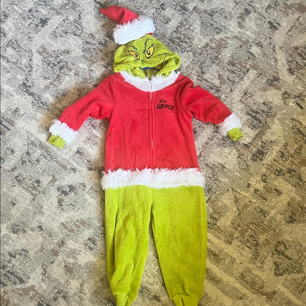Kids Grinch One Piece Pajama